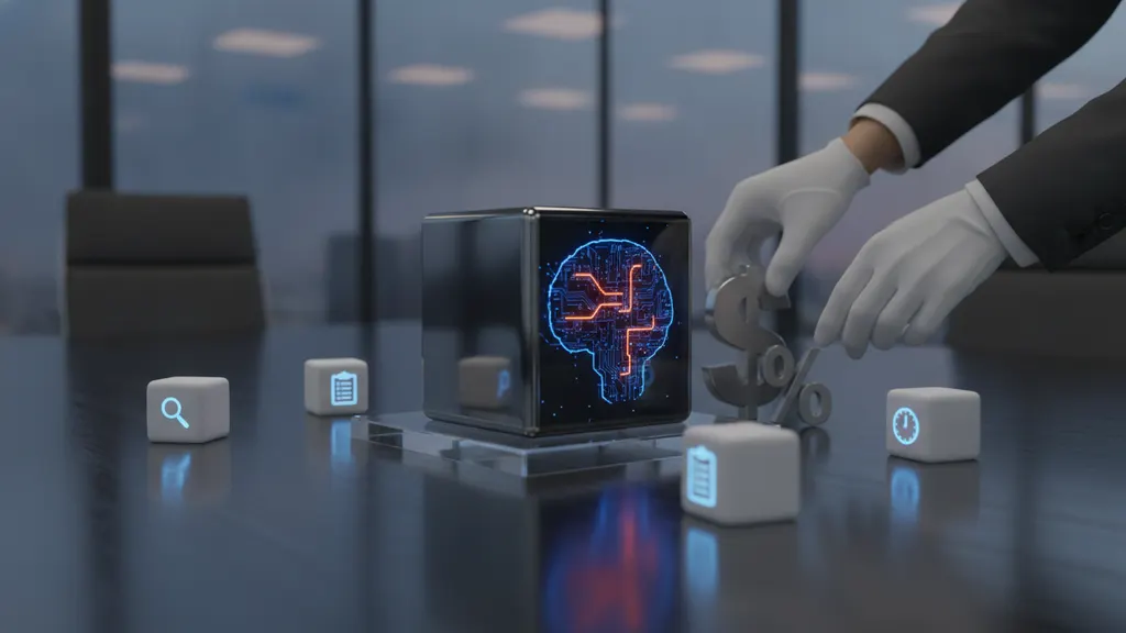 Healthcare credentialing coordinator reviewing AI-flagged physician license verifications on dual monitors