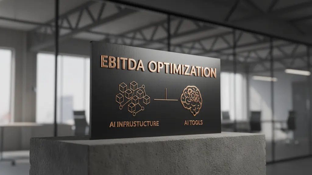 CFO reviewing AI automation vendor proposals comparing AI infrastructure outcomes against point AI product demos