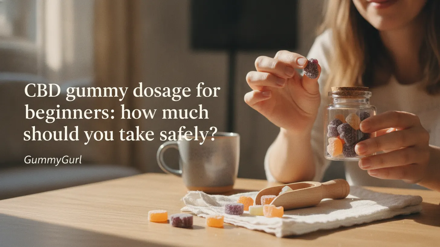 CBD gummy dosage for beginners: how much should you take safely?, GummyGurl