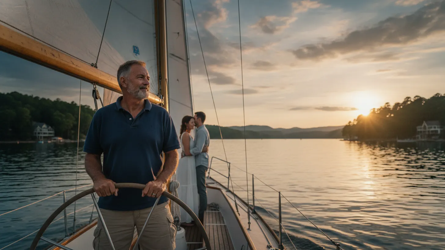 Anniversary sailing Lake Lanier: plan a private romantic charter, Lord Nelson Charters