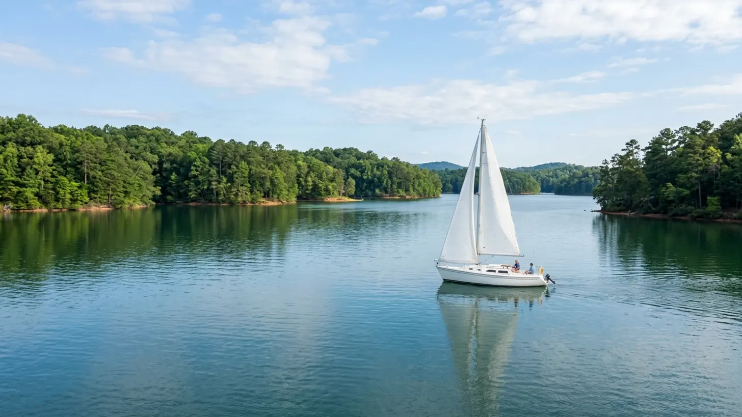 Best time to sail Lake Lanier: a month-by-month captain's guide — Lord Nelson Charters