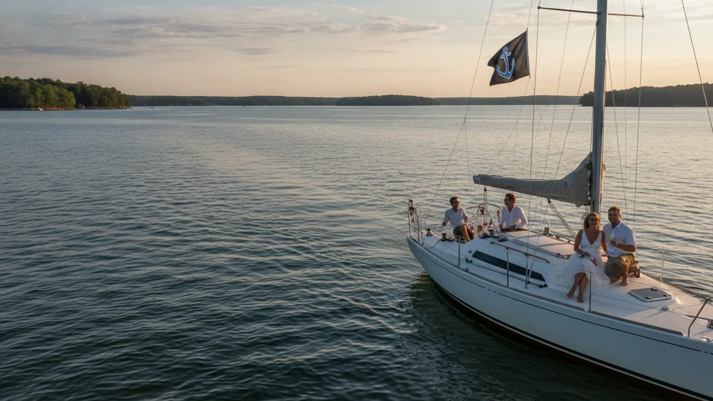 Birthday sailing Lake Lanier: how to book the best private sail, Lord Nelson Charters