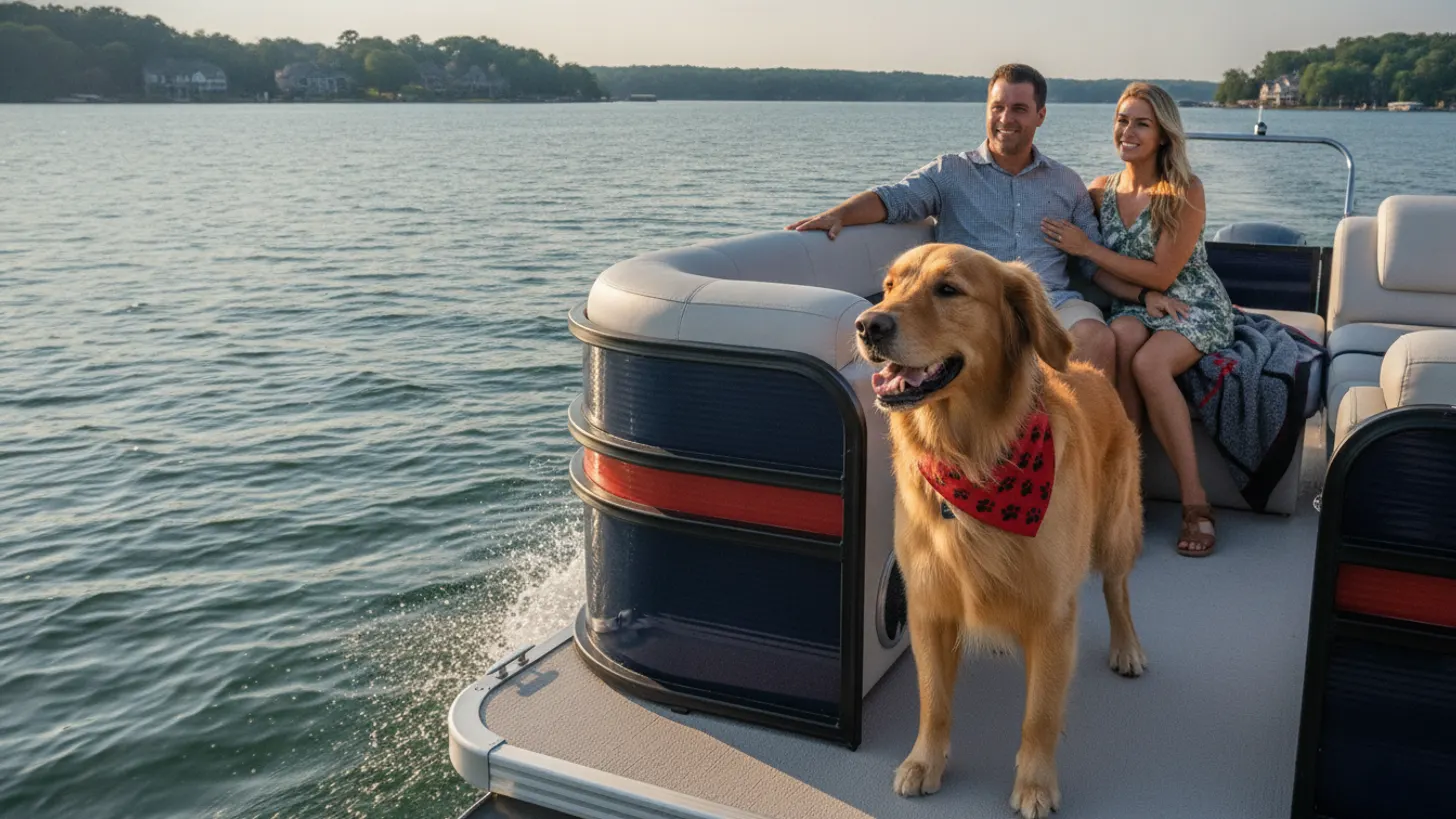 Dog friendly boat charter Lake Lanier: bringing your dog aboard, Lord Nelson Charters