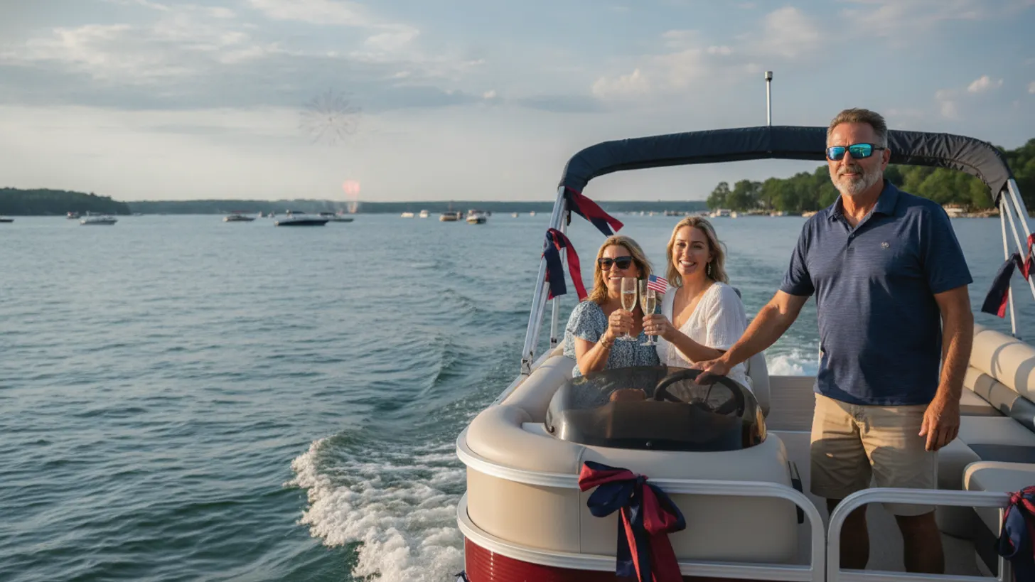 Fourth of July Lake Lanier Boat Charter: Captain John's Booking Guide, Lord Nelson Charters