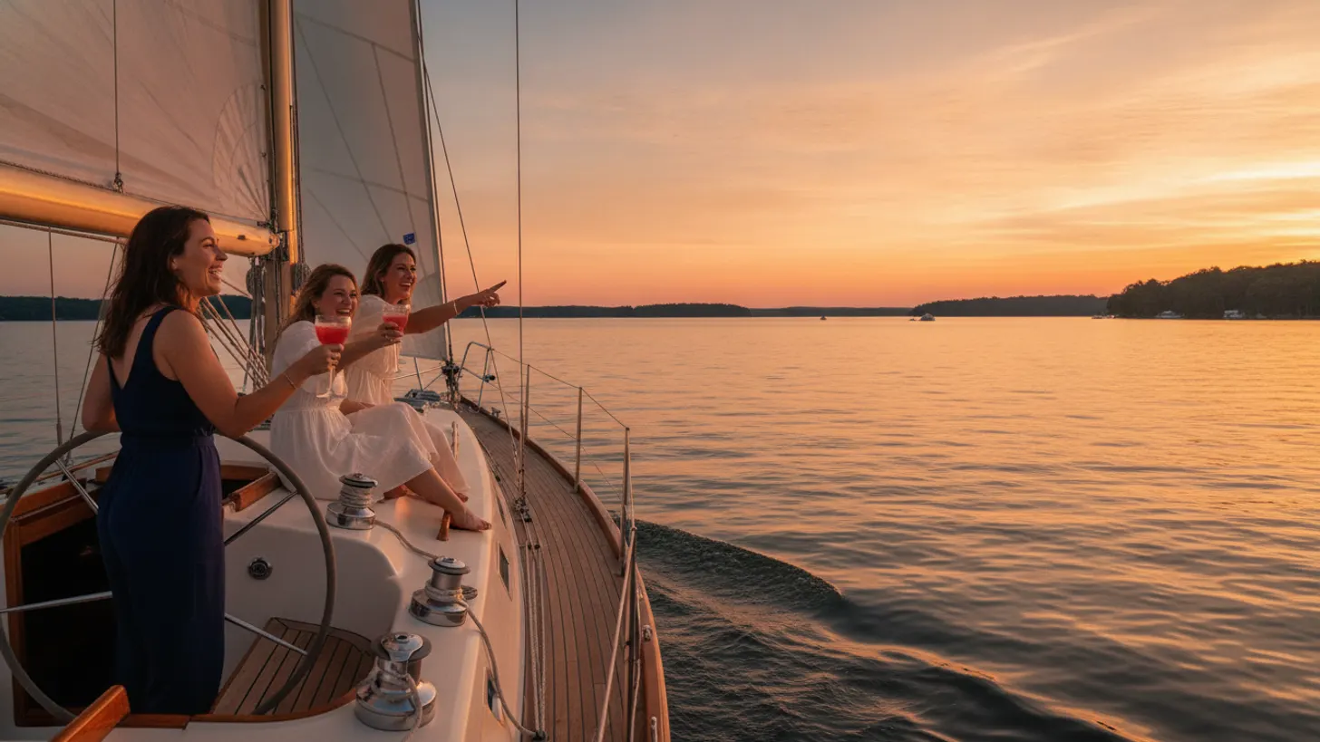 Girls Trip on Lake Lanier: Planning the Perfect Private Sailing Day, Lord Nelson Charters