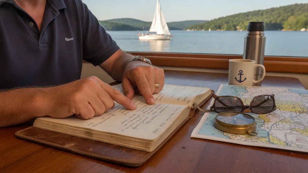 Guests celebrating a birthday sail on a private sailboat charter on Lake Lanier near Aqualand Marina