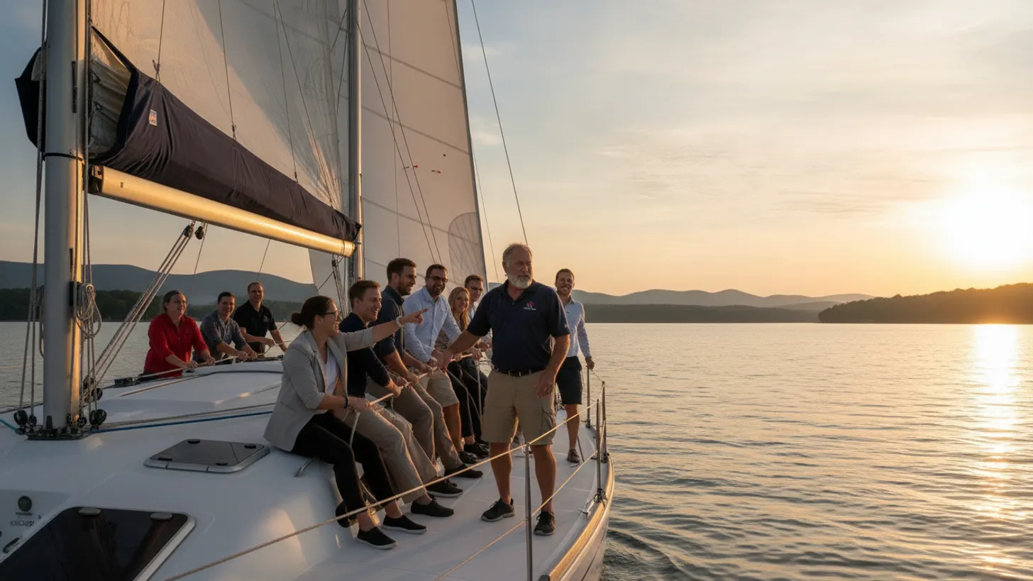 corporate team building Lake Lanier sailboat: Lake Lanier Sailboat Team Building: Private Corporate Charter Guide, Lord Nels