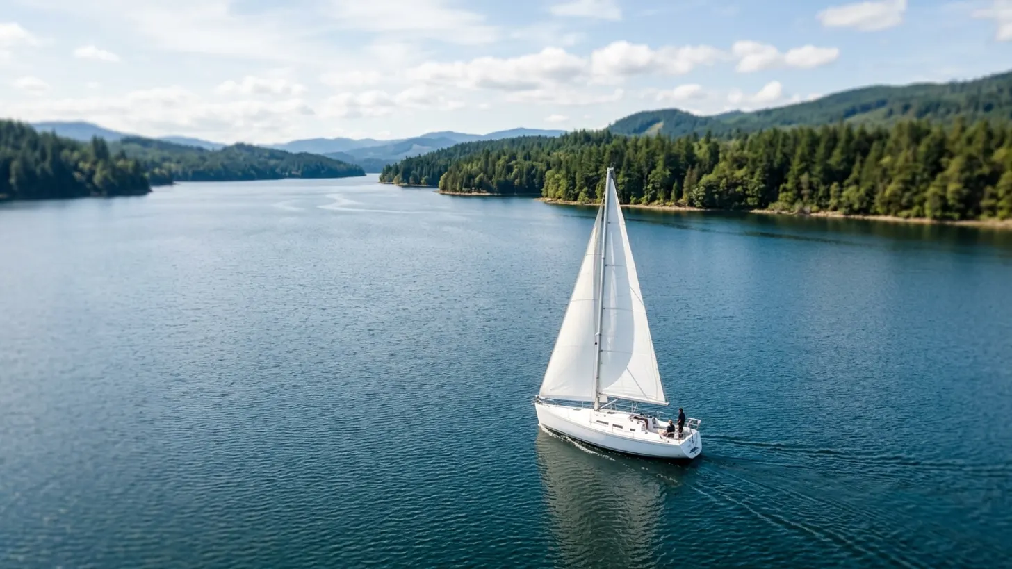 Lake Lanier Sailing Routes: What You See From Captain John's Boat — Lord Nelson Charters