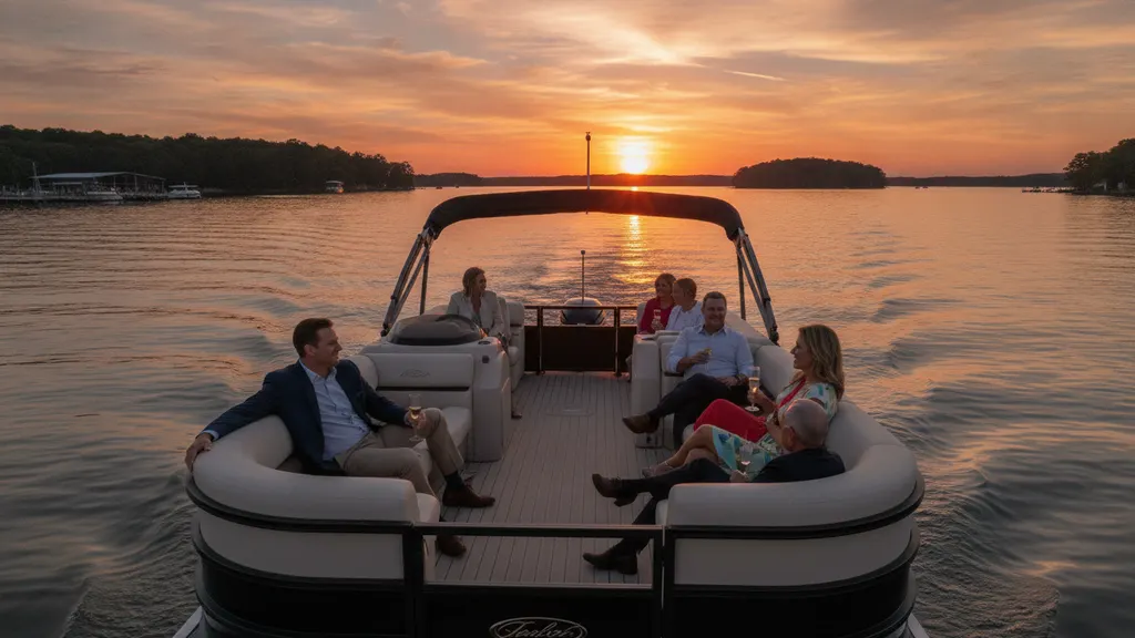 What to expect on a Lake Lanier sunset cruise from Aqualand Marina