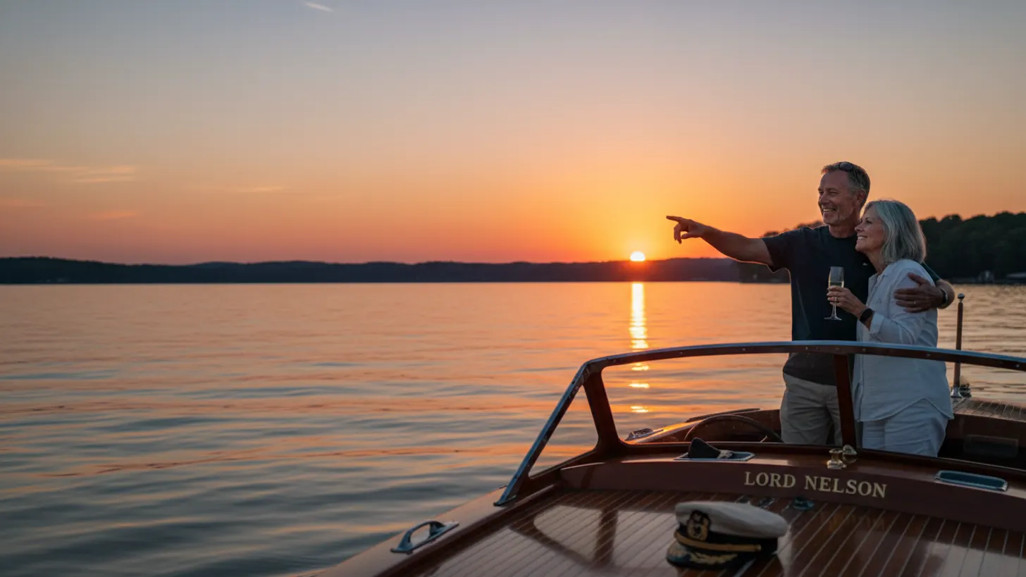 Lake Lanier sunset cruise: Atlanta's favorite anniversary tradition — Lord Nelson Charters