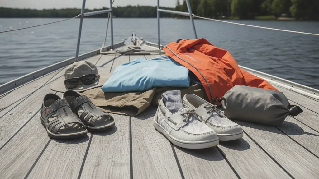 Footwear and clothing: dress for the deck, not the dock