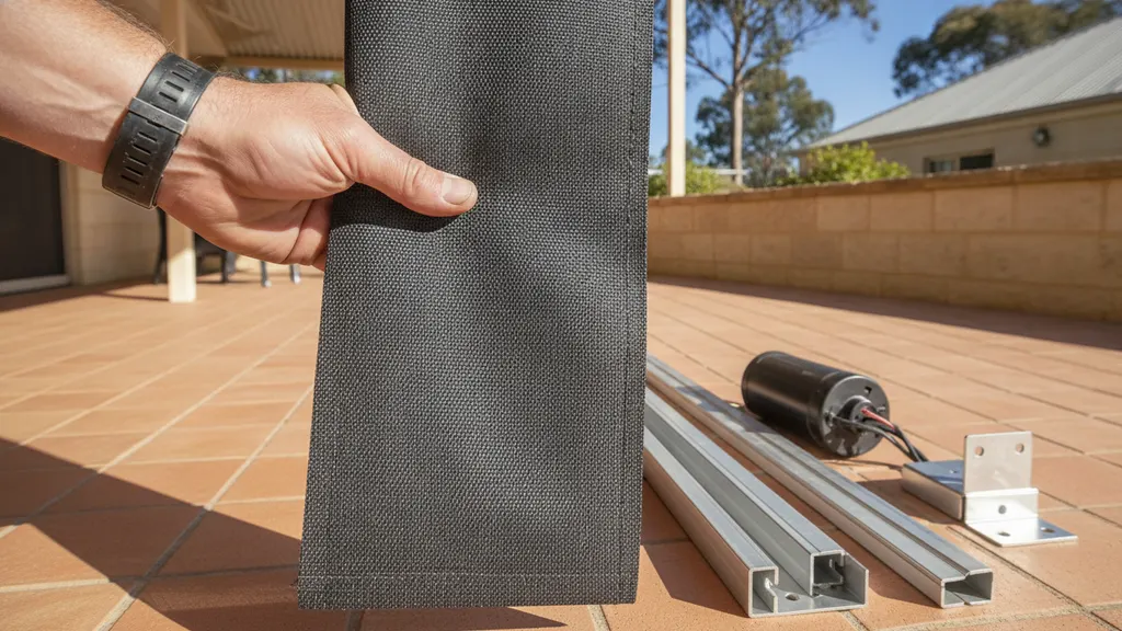 Zipscreen outdoor blinds installed across an alfresco patio in the Riverina NSW