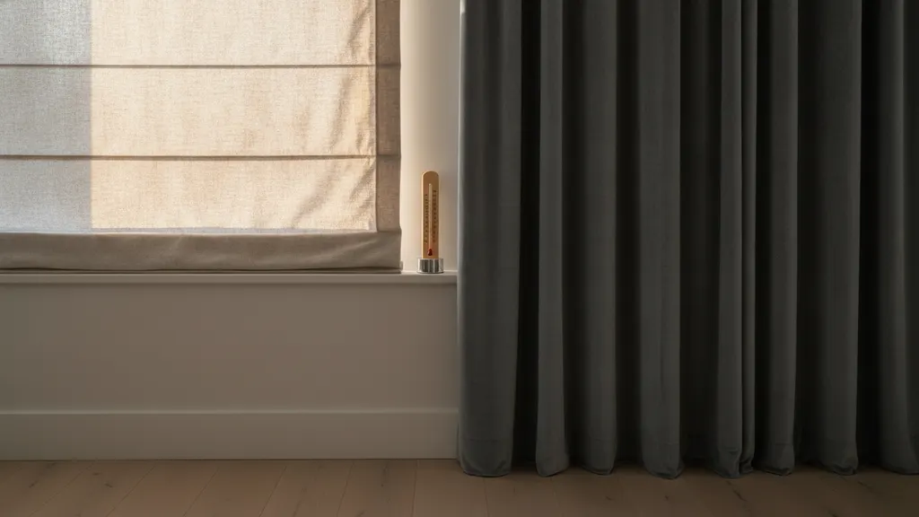 Light, heat and energy: roman blinds vs curtains Australia compared