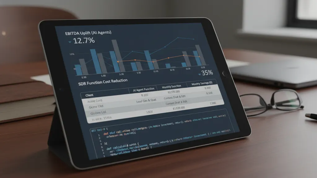 AI agent performance metrics dashboard showing four KPI quadrants for capability economics business outcome and trust