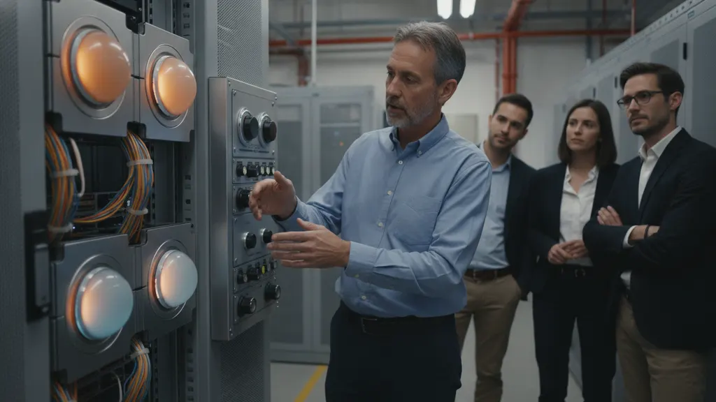 B2B SaaS revenue team reviewing an AI proposal automation draft on a shared dashboard