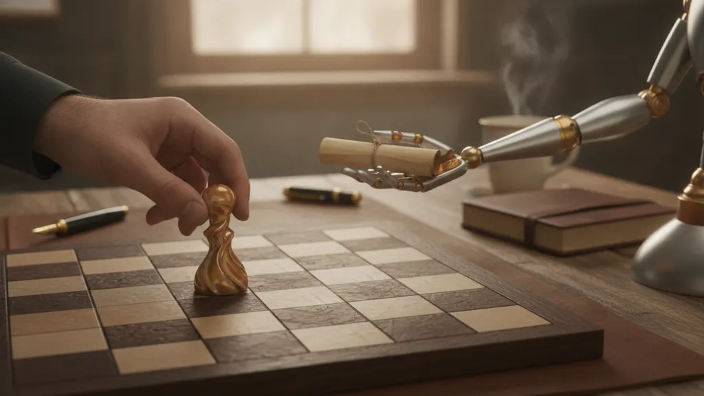 Sales rep reviewing an AI-drafted meeting confirmation email before sending, illustrating the supervised handoff model for automated B2B scheduling