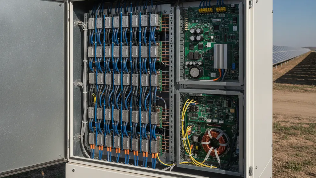 What a solar SCADA system monitors at the inverter and string level