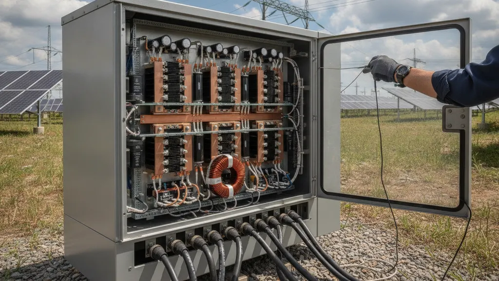 Inverter topologies and switching frequencies behind solar farm harmonic distortion