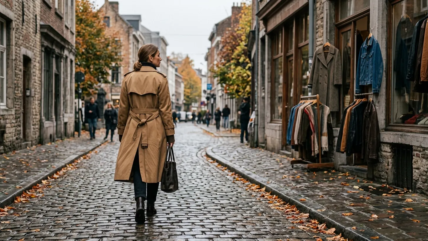 How to authenticate a vintage trench coat: labels and era tells