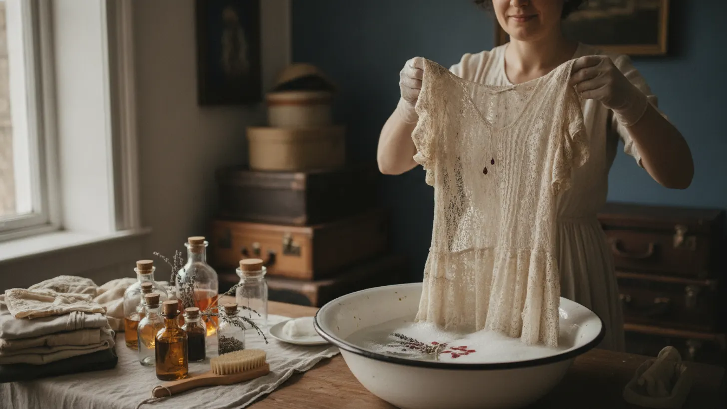 How to clean vintage clothing so it lasts for decades at home