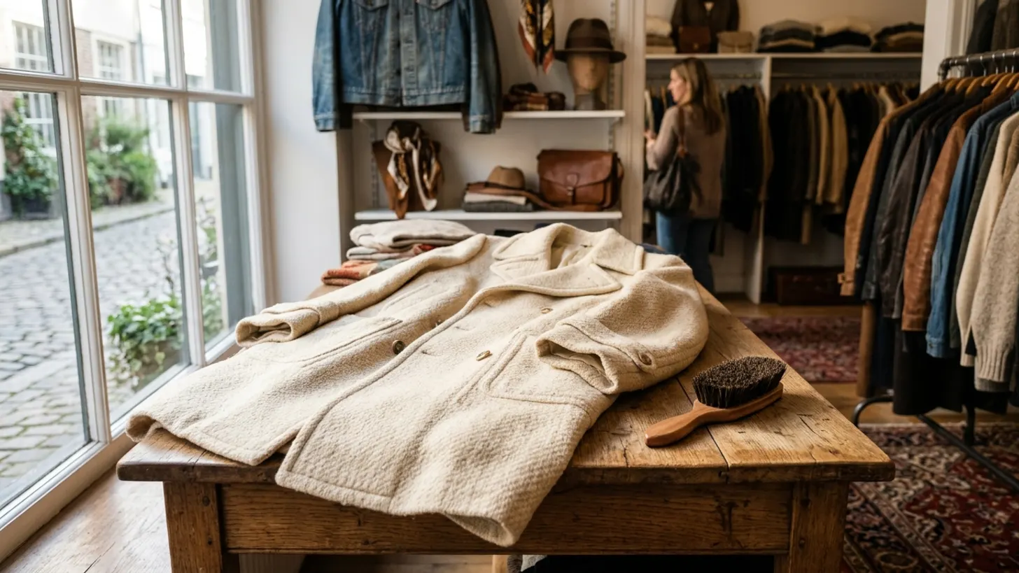 How to clean vintage wool coat: storage and care without damage