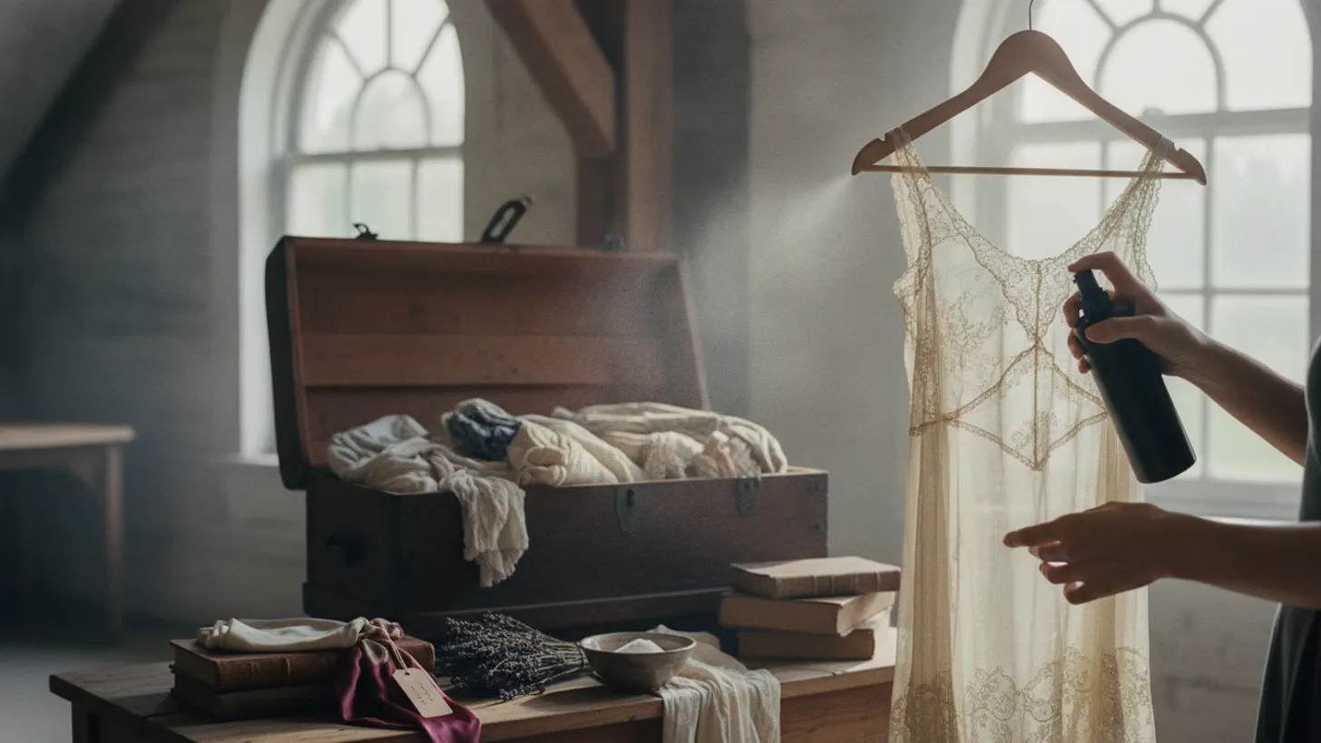 How to remove musty smell vintage clothing: safe methods that work