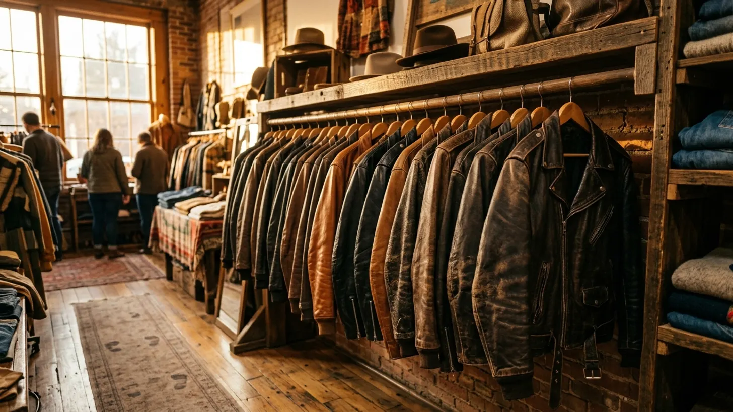 How to authenticate a vintage leather jacket: labels and hardware