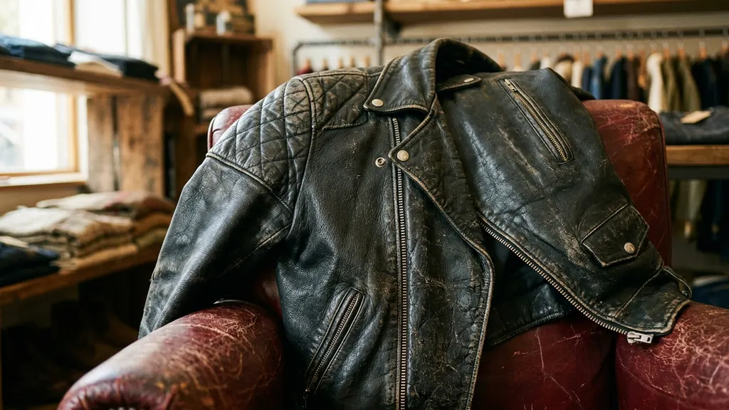 1944 A-2 contract flight jacket in seal brown horsehide with Talon zipper, mouton collar, and Army Air Corps contract label inside storm flap