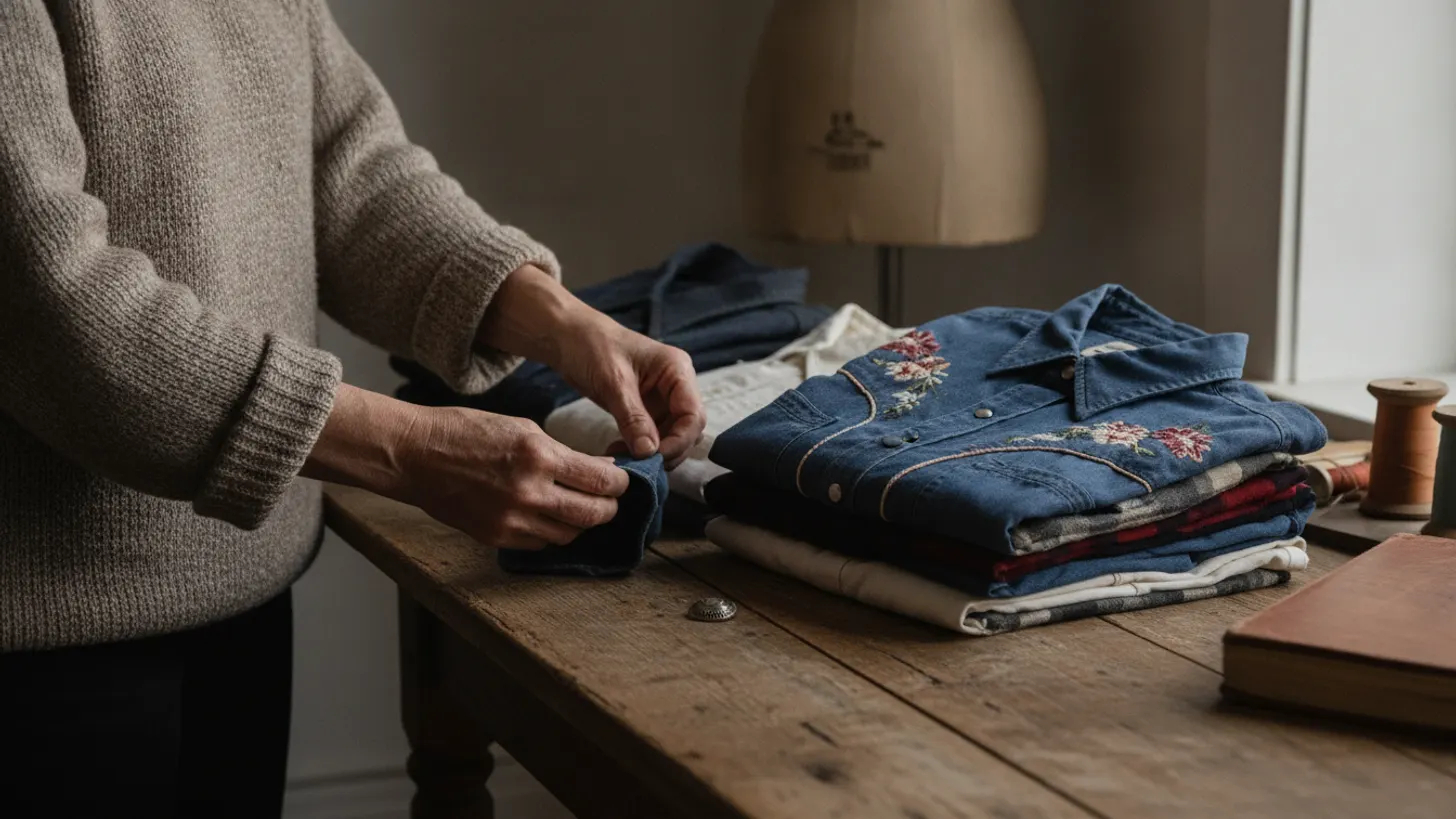 Vintage western shirts guide: snaps, yokes, embroidery, brands
